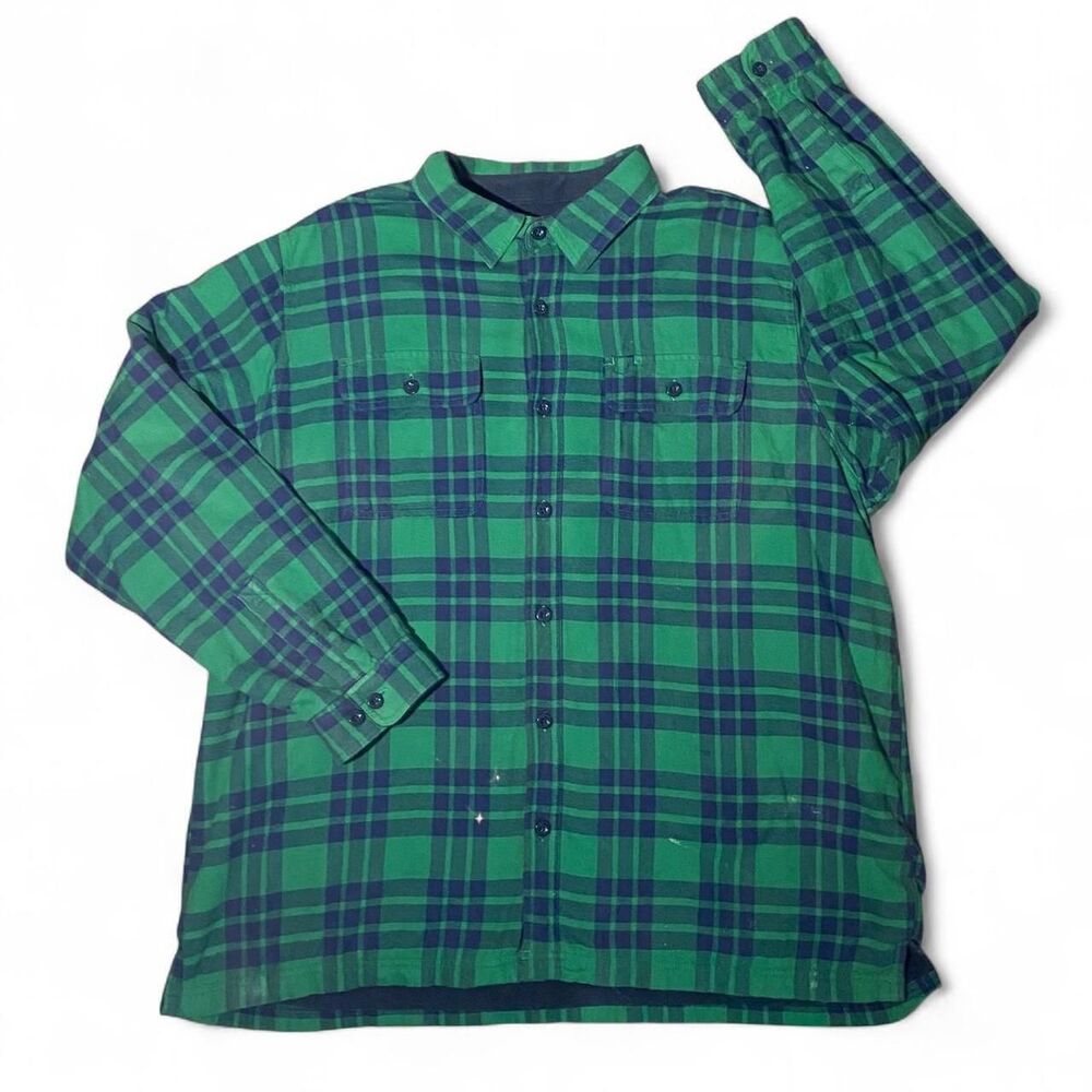 Vintage Y2K L.L Bean Fleece Lined Flannel Plaid Jacket